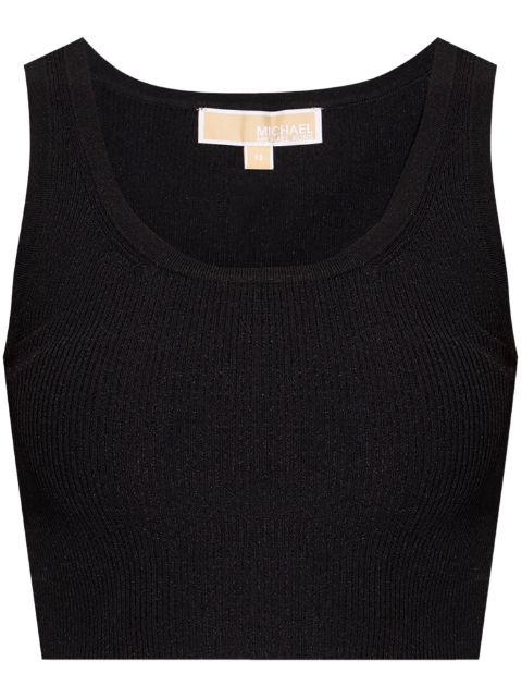 Michael Michael Kors fine-ribbed cropped tank top