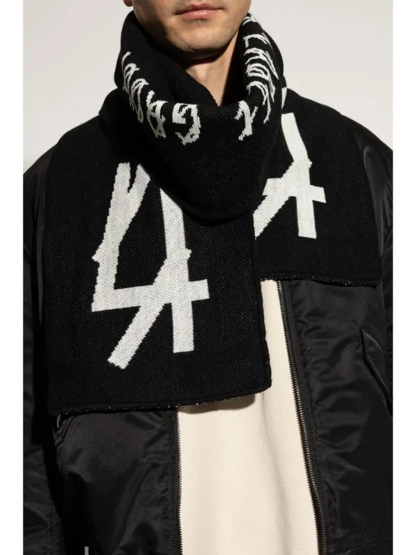   スカーフ・マフラー LOGO JACQUARD SCARF XLARGE ストール マフラー JACQUARD LOGO SCARF メンズ