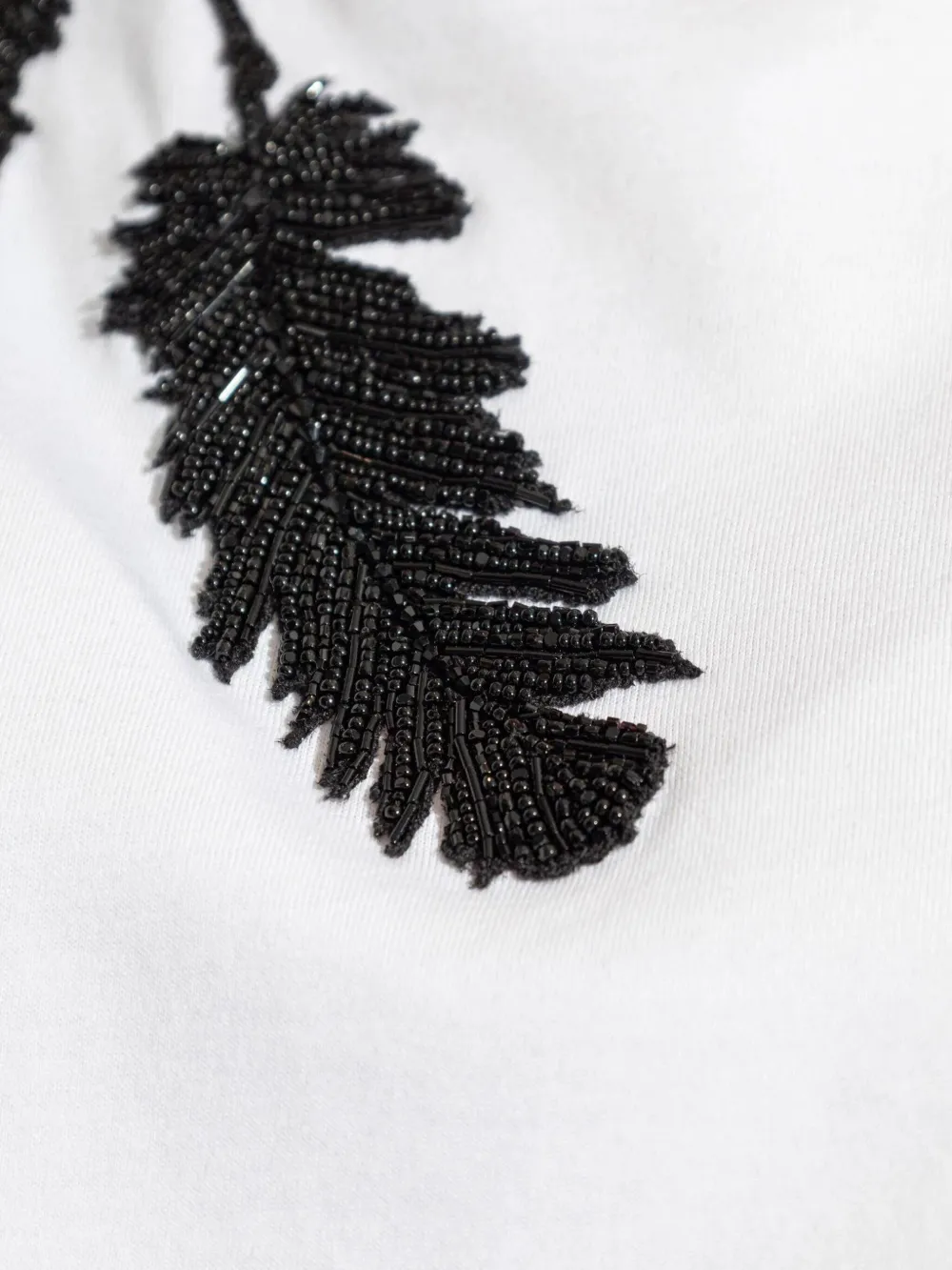 Alexander McQueen Tanktop met geborduurde kralen Wit