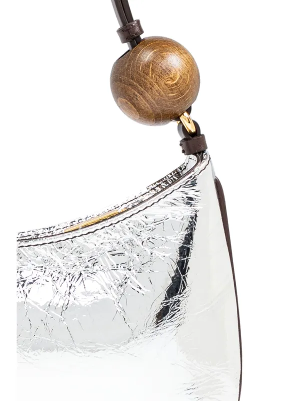 Jacquemus Le Bisou Perle Shoulder Bag | Silver | FARFETCH