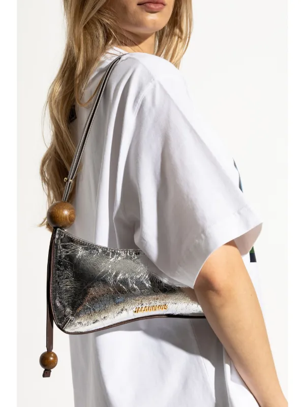 Silver shoulder bag online