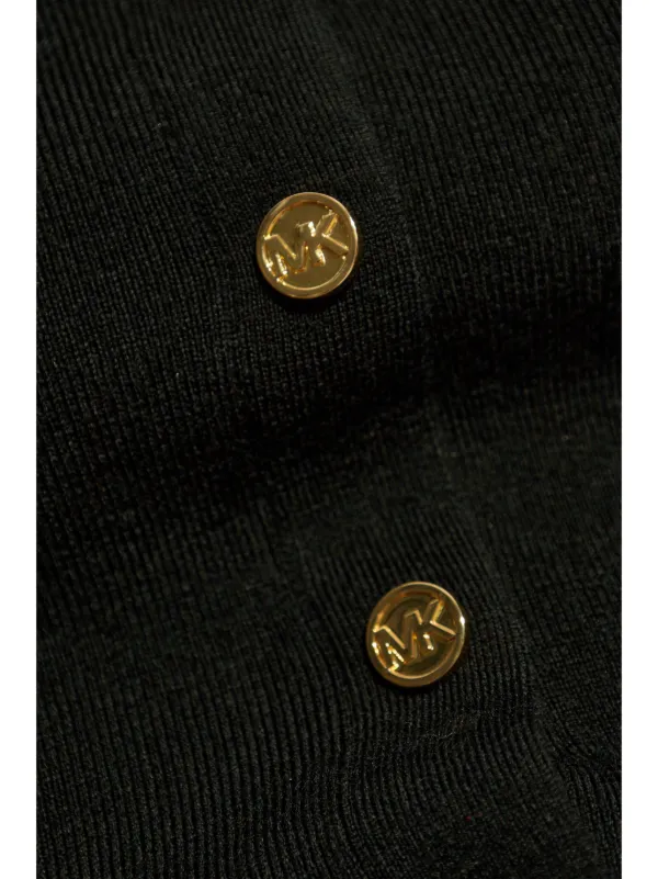 Michael Michael Kors Golden Buttons Cardigan Black FARFETCH UK