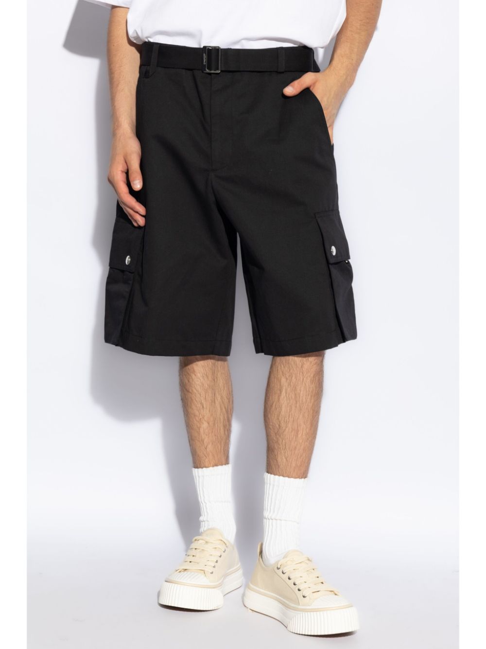 Jacquemus belted cargo shorts Men