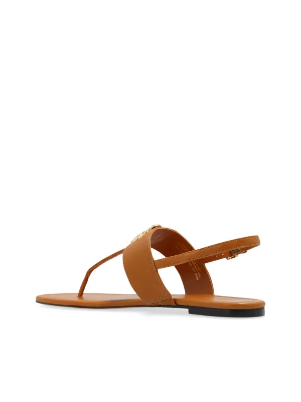 Tory Burch Eleanor T-strap Sandals | Brown | FARFETCH