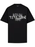 44 LABEL GROUP slogan-print T-shirt - Black