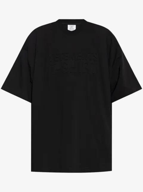VETEMENTS logo-embossed T-shirt