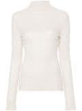 CAMILLA AND MARC Sissil textured jersey top - Neutrals