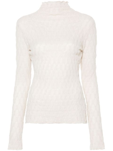 CAMILLA AND MARC Sissil jersey top met textuur