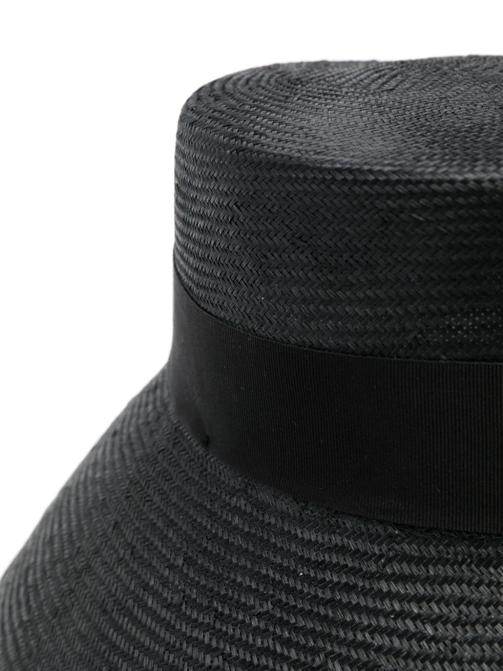 Shop Max Mara Ribbon-band Sun Hat In Black