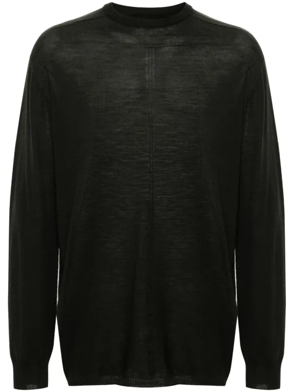 Rick Owens Oversized Level Sweater | Green | FARFETCH IN