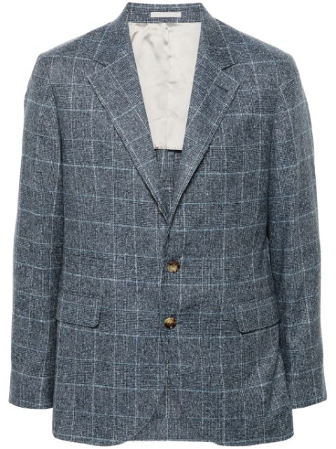 Brunello Cucinelli check-pattern blazer Men