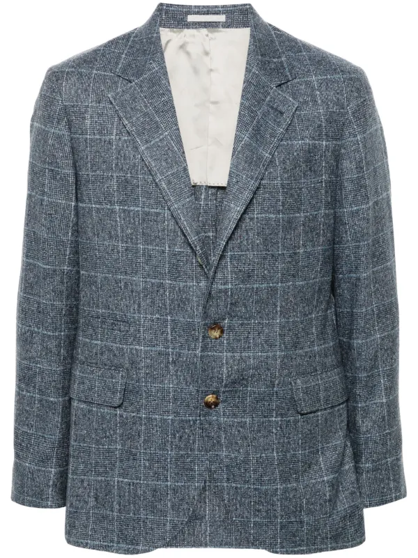 ジャケット BRUNELLO CUCINELLI BLAZERS Grisaille Cavallo blazer for Man in Sapphire | Brunello