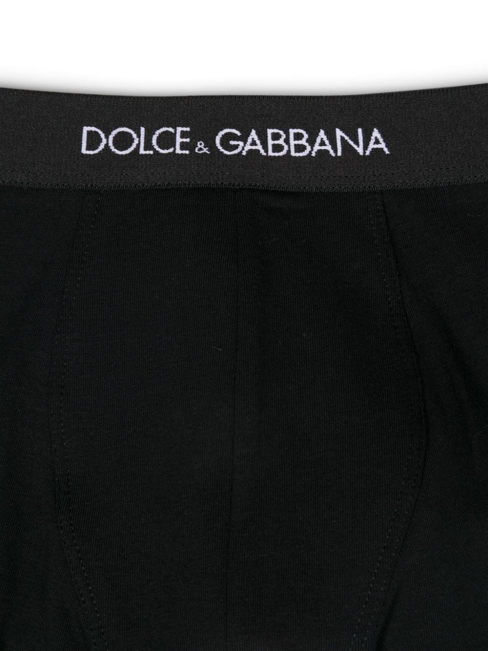 Dolce & Gabbana Kids Twee boxershorts met logoband Zwart