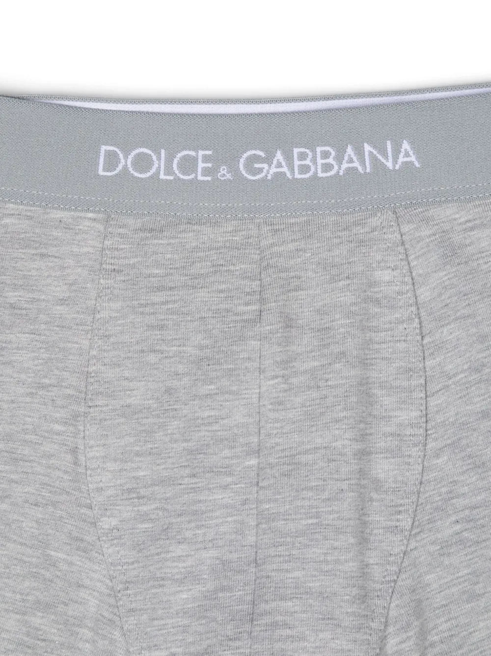 Dolce & Gabbana Kids Twee boxershorts met logoband Grijs