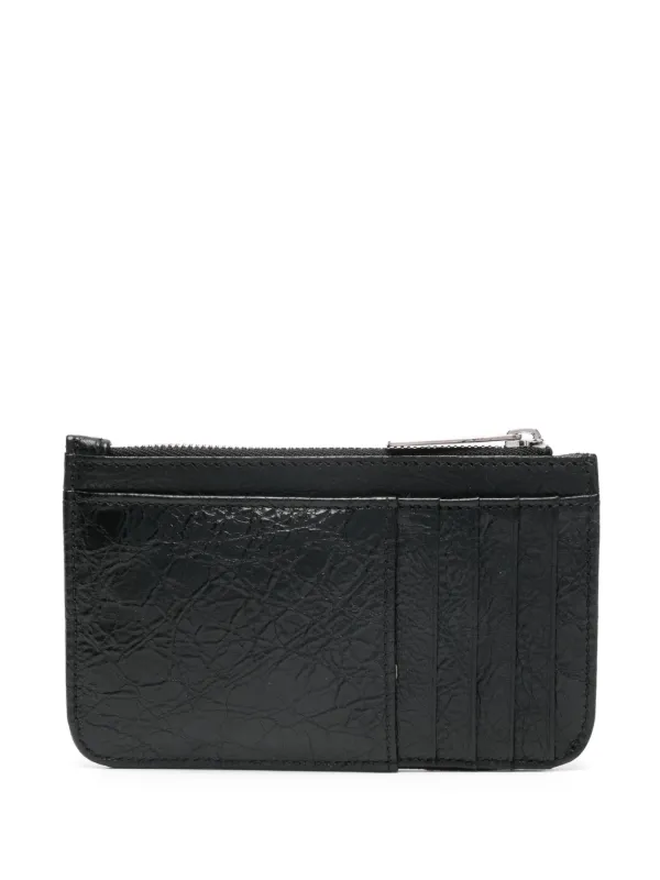 すぐ届く バレンシアガ MONACO 小銭入付 二つ折り財布 ブラック すぐ届く！BALENCIAGA Monaco ミニ ウォレット (BALENCIAGA