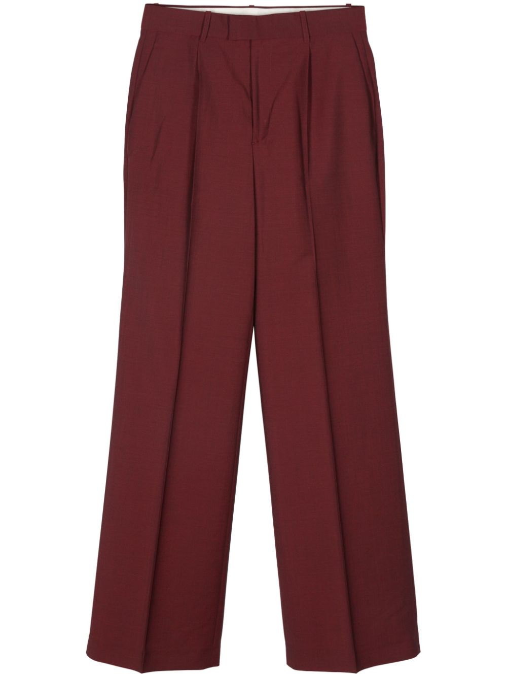 Róhe darted straight-leg trousers