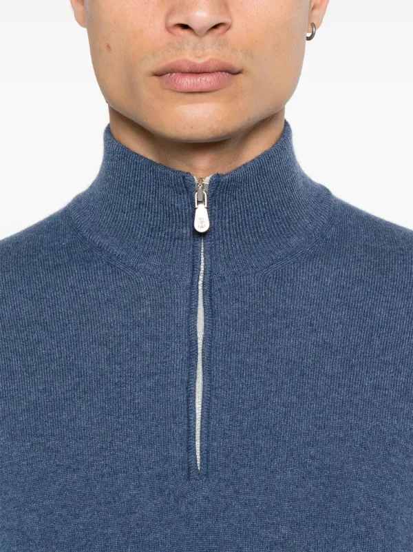 Bruno cucinelli cashmere zip sweater outlets