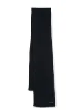 Paul & Shark logo-patch scarf - Blue