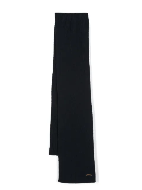Paul & Shark logo-patch scarf