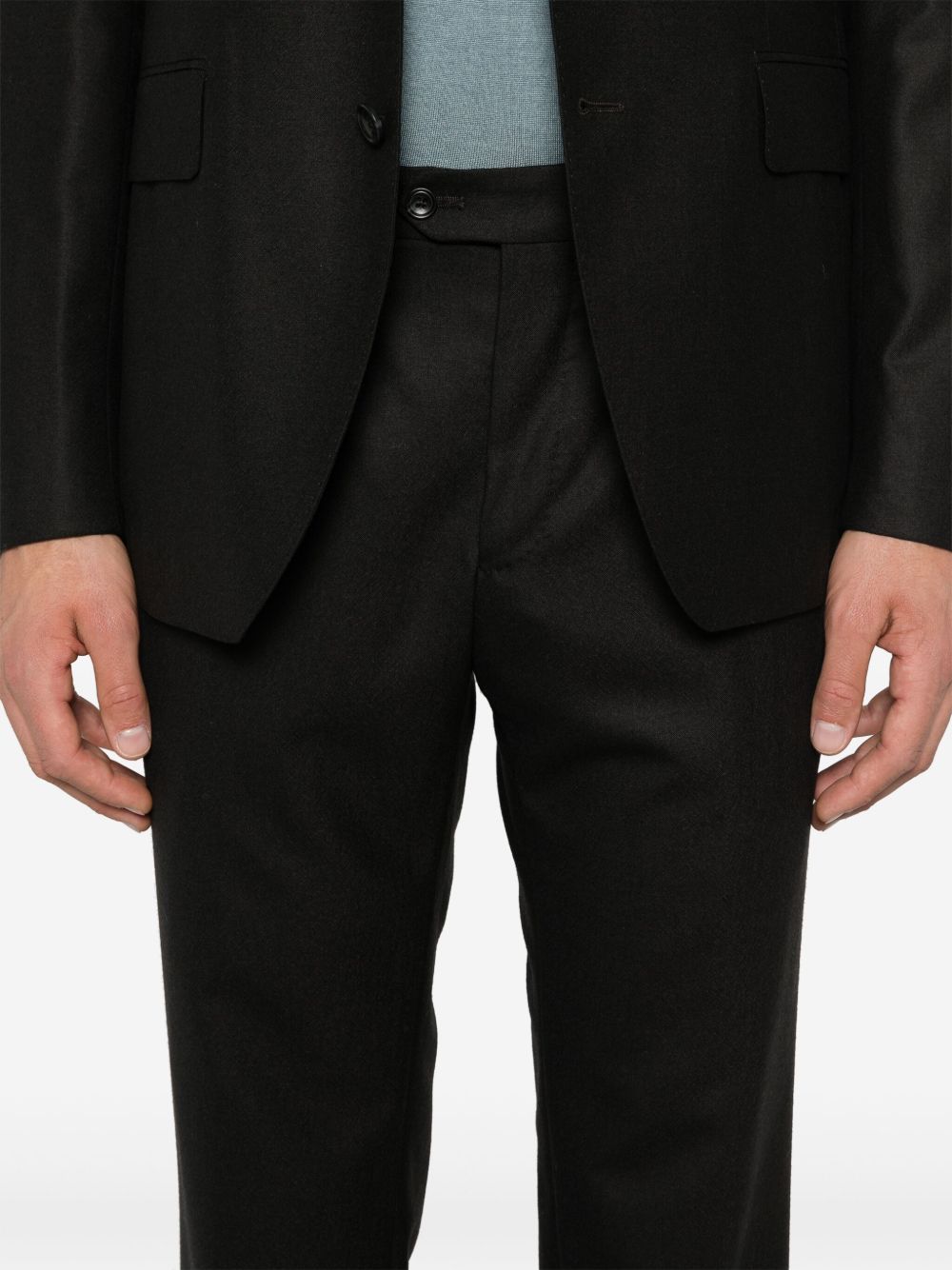 Tagliatore brooch-embellished suit Men