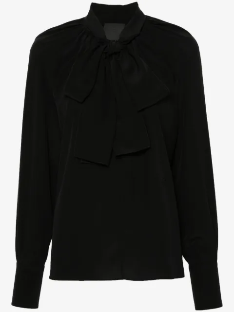 Givenchy blusa de seda con motivo 4G
