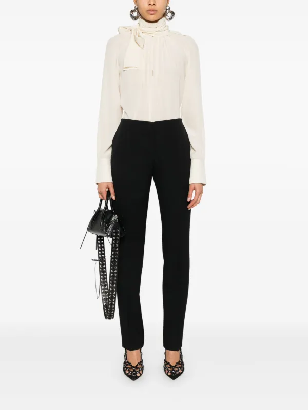 GIVENCHY シルク100%ブラウス ブラックジバンシーブラウスサイズ