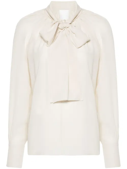 Blouse en crêpe à motif 4G - Givenchy - Modalova