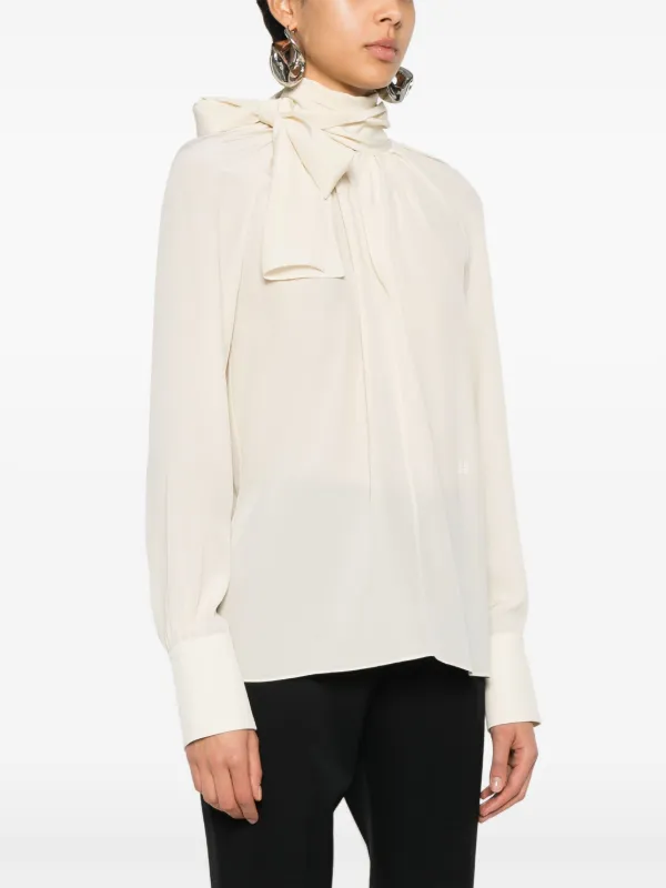 Givenchy 4G シルクブラウス | ニュートラル | FARFETCH JP