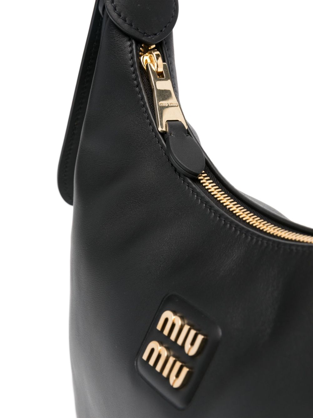 Miu Miu logo-lettering shoulder bag WOMEN