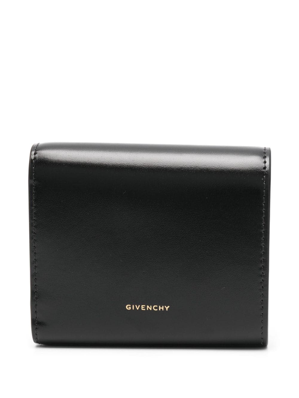 Givenchy 4G Liquid leren portemonnee - Zwart