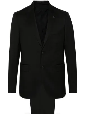 スーツ JIL SANDER single suits set-up Jil Sander single-breasted straight-leg Suit | Black | FARFETCH