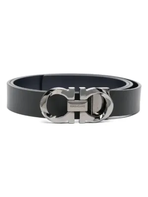 ◆希少◎美品　FERRAGAMOクリスタル　ガンチーニ　バックルベルト　パープル ◇希少◎美品 FERRAGAMOクリスタル ガンチーニ バックルベルト