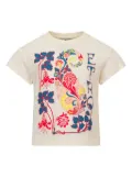 ETRO KIDS Floral Liberty Paisley print T-shirt - White