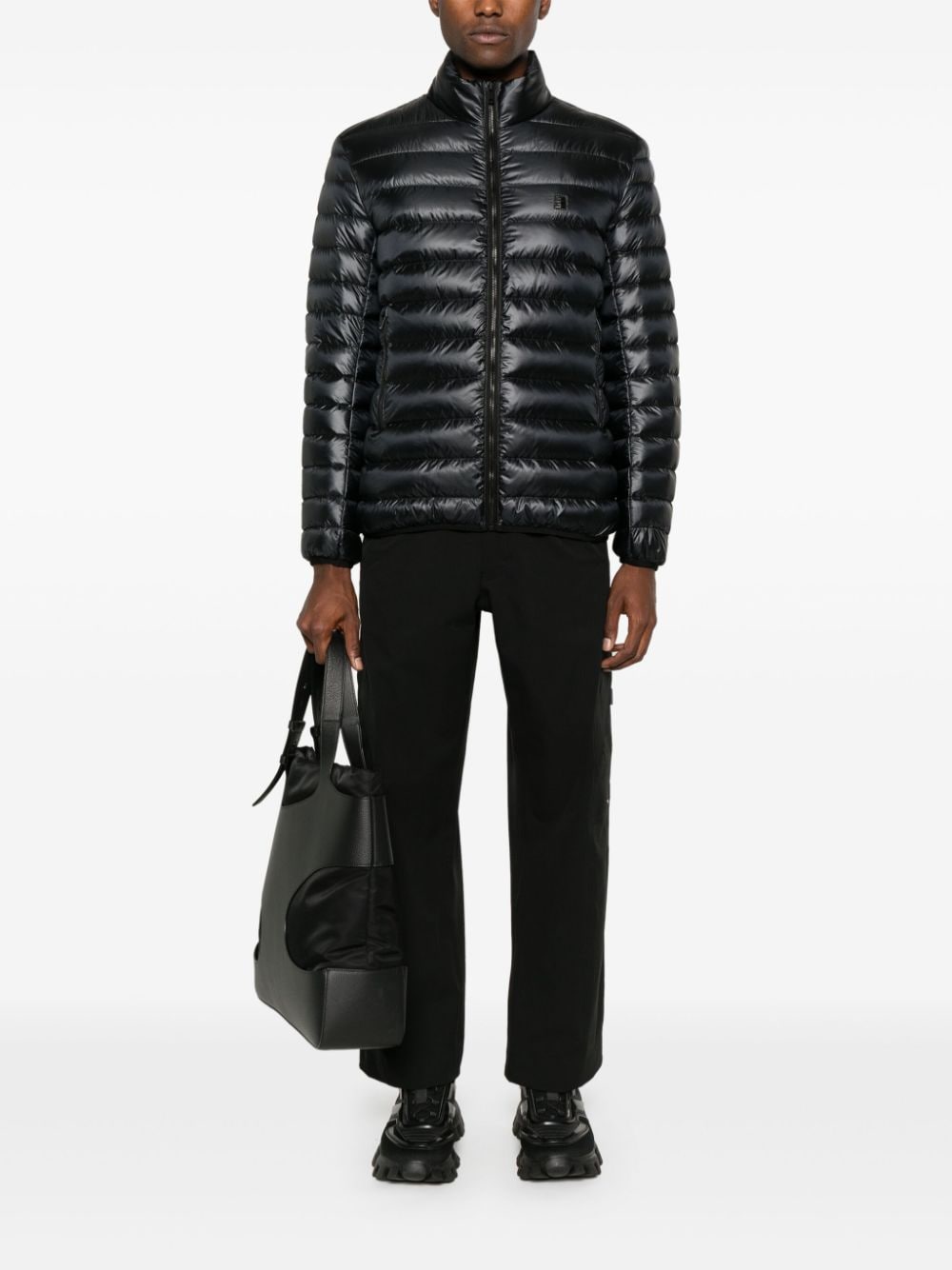 Shop Givenchy Padded Jacket In Black