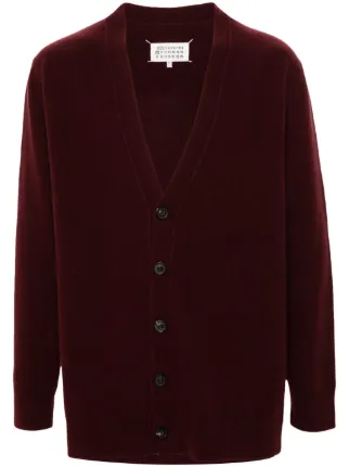 Maison Margiela ウールカーディガン Maison Margiela ウール カーディガン | レッド | FARFETCH JP