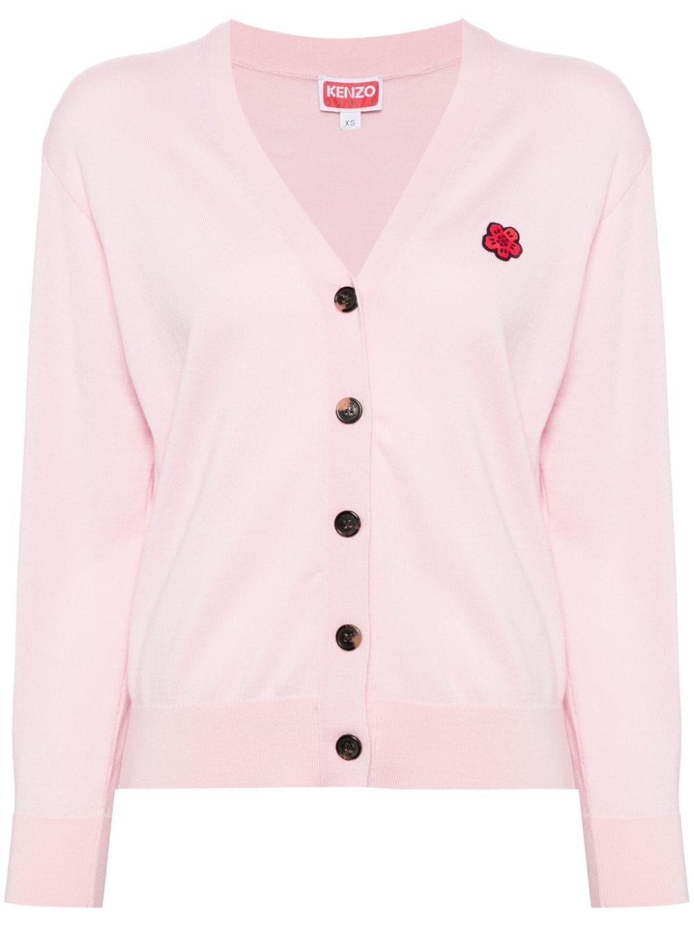 Kenzo Boke Flower wool cardigan - Rosa