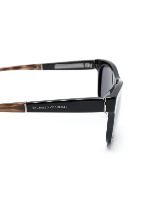 Brunello Cucinelli square-frame Sunglasses | Black | FARFETCH