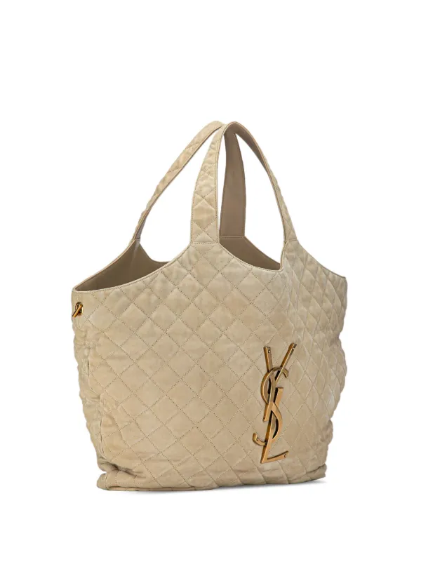 Saint Laurent Pre-Owned 2023 Maxi Monogram Icare Shopping Tote Bag 
