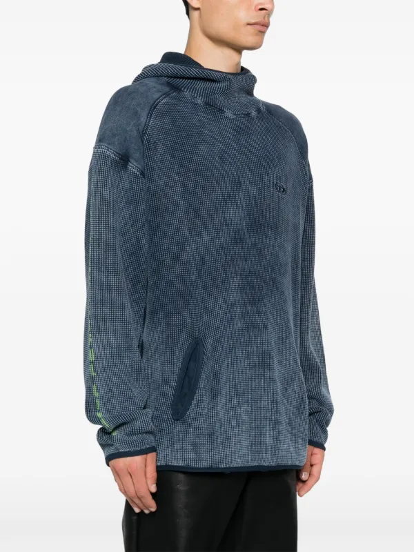 【DIESEL】S-Waf-Hood Diesel S-Waf-Hoodie | Blue | FARFETCH