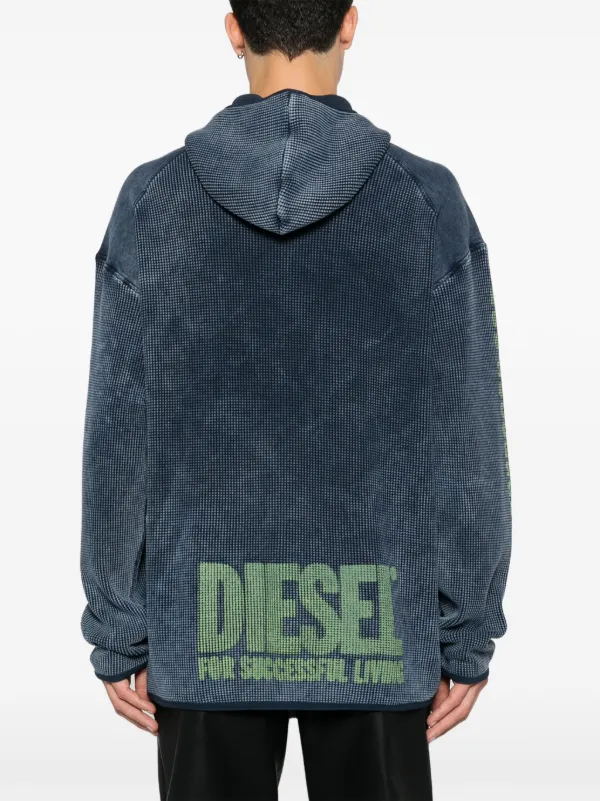 Diesel S-Waf-Hoodie | Blue | FARFETCH