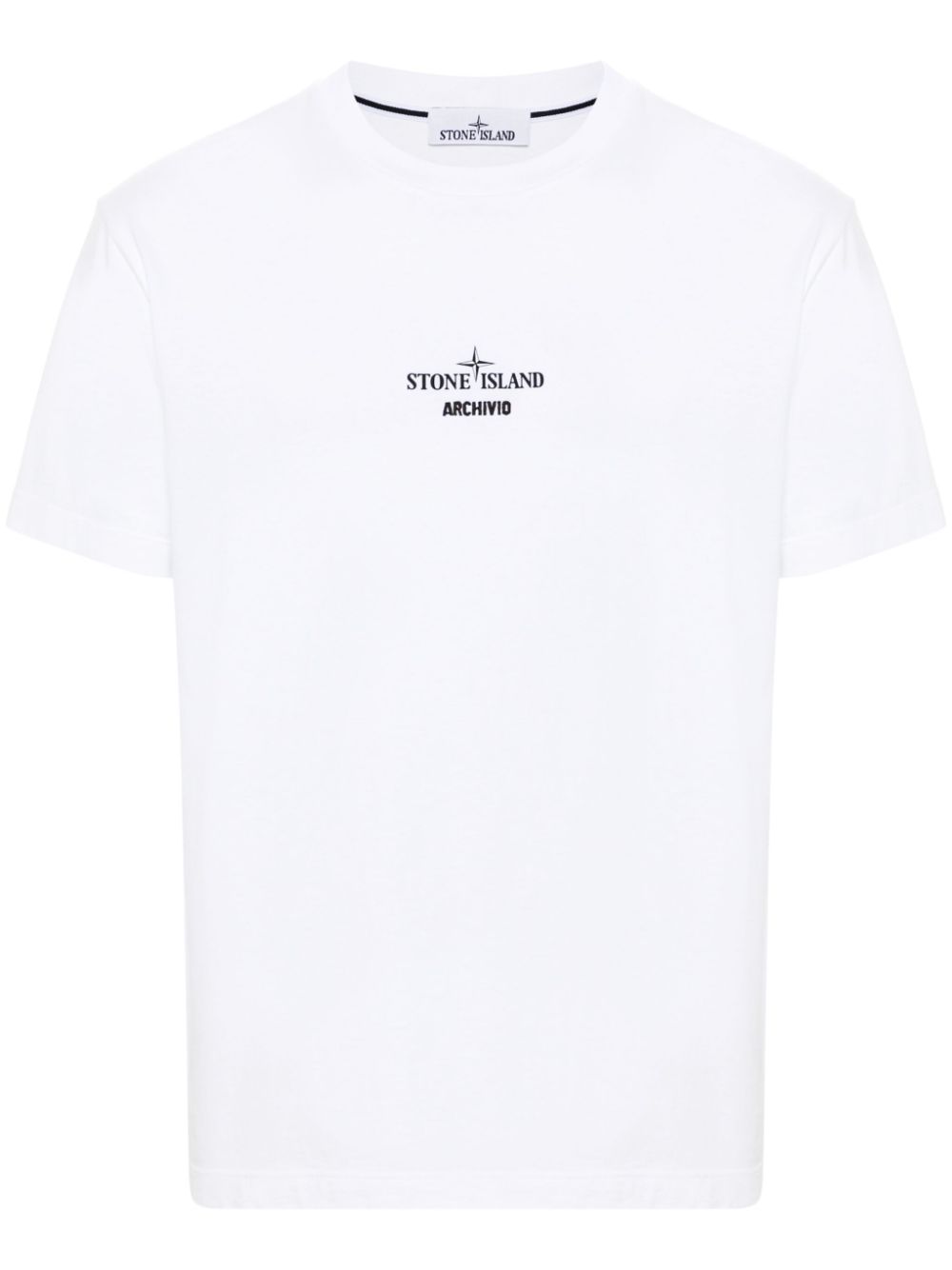 Stone Island Archivo logo-print T-shirt - White