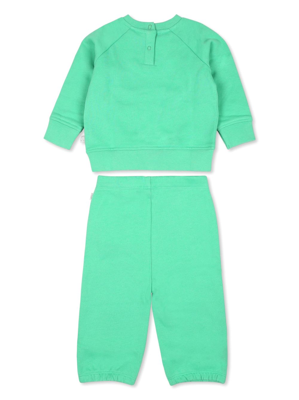 Stella McCartney Kids graphic-print tracksuit set - Groen