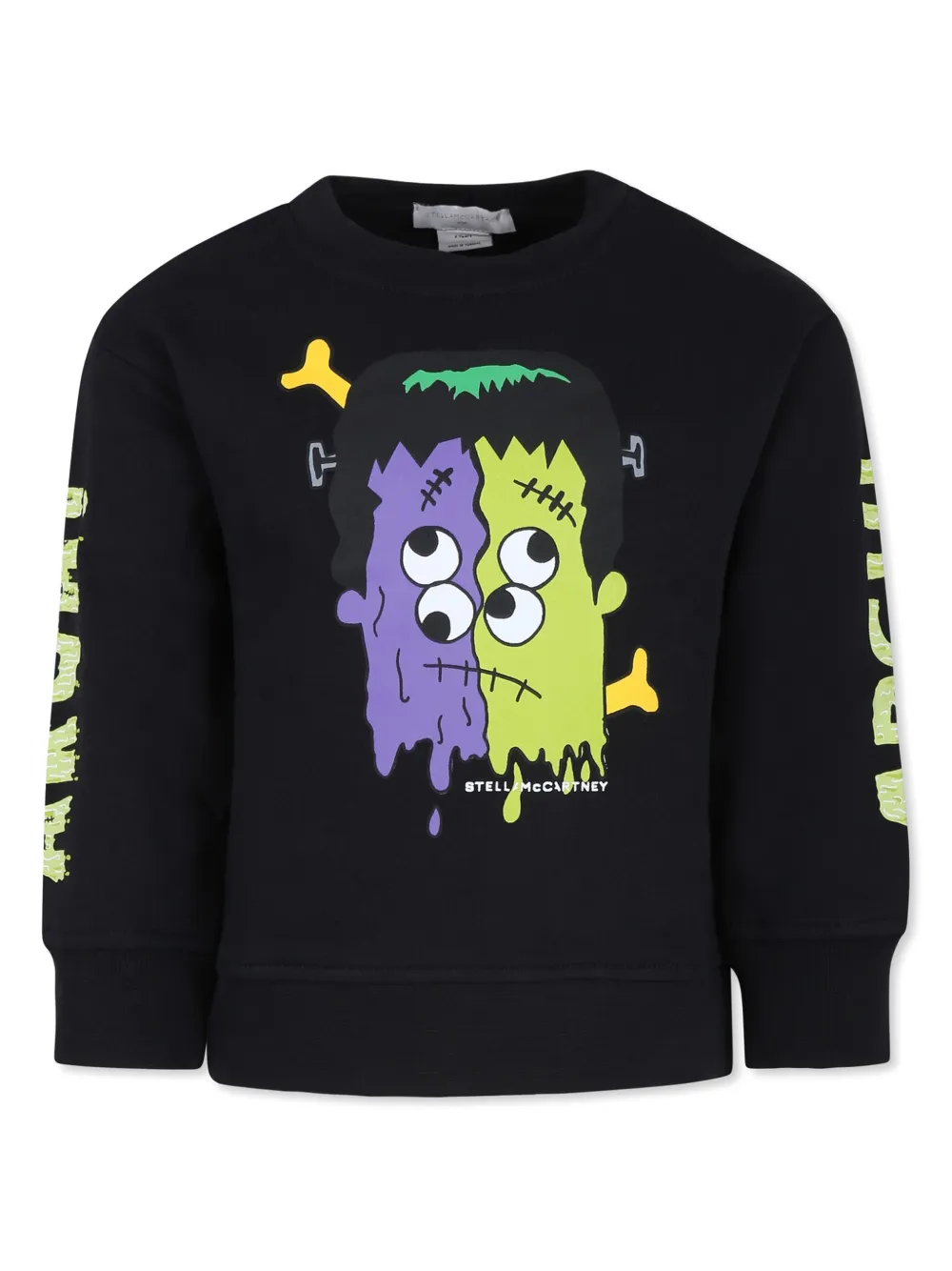 Stella McCartney Kids Sweater met print Zwart