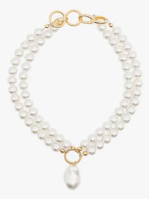 Atu Body Couture x Shir Fine Jewellery layered pearl necklace