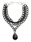 Atu Body Couture x Shir Fine Jewellery layered necklace - Black