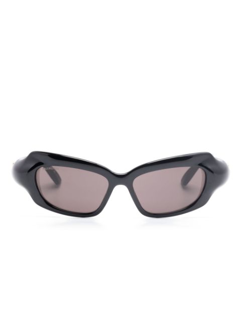 Balenciaga Eyewear Palazzo rectangle-frame sunglasses Men