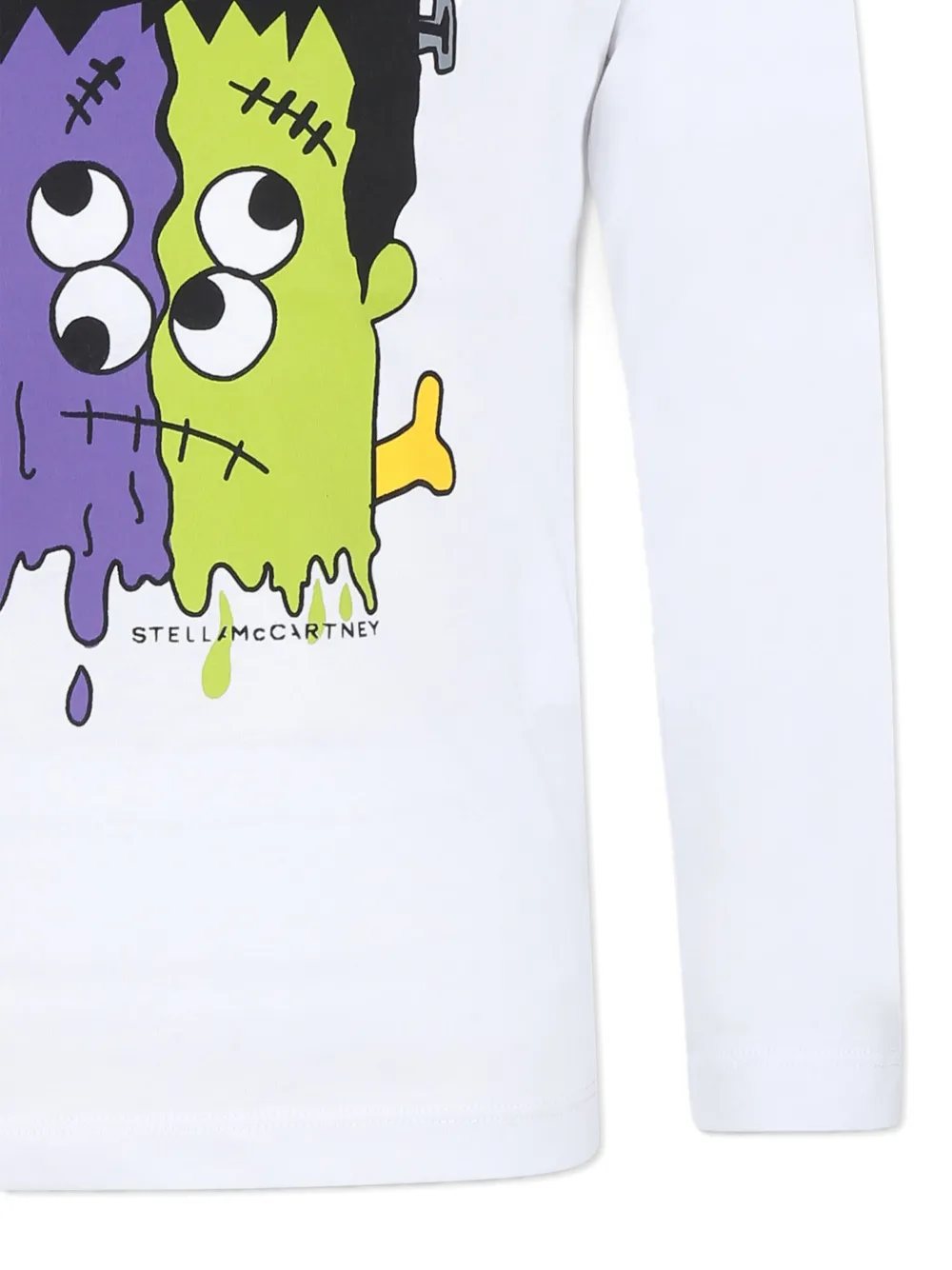 Stella McCartney Kids T-shirt met print Wit