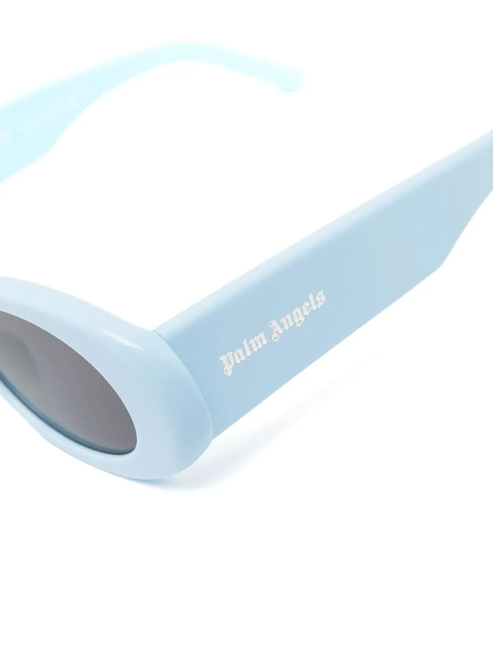 Palm Angels Eyewear Spirit zonnebril met ovaal montuur Blauw