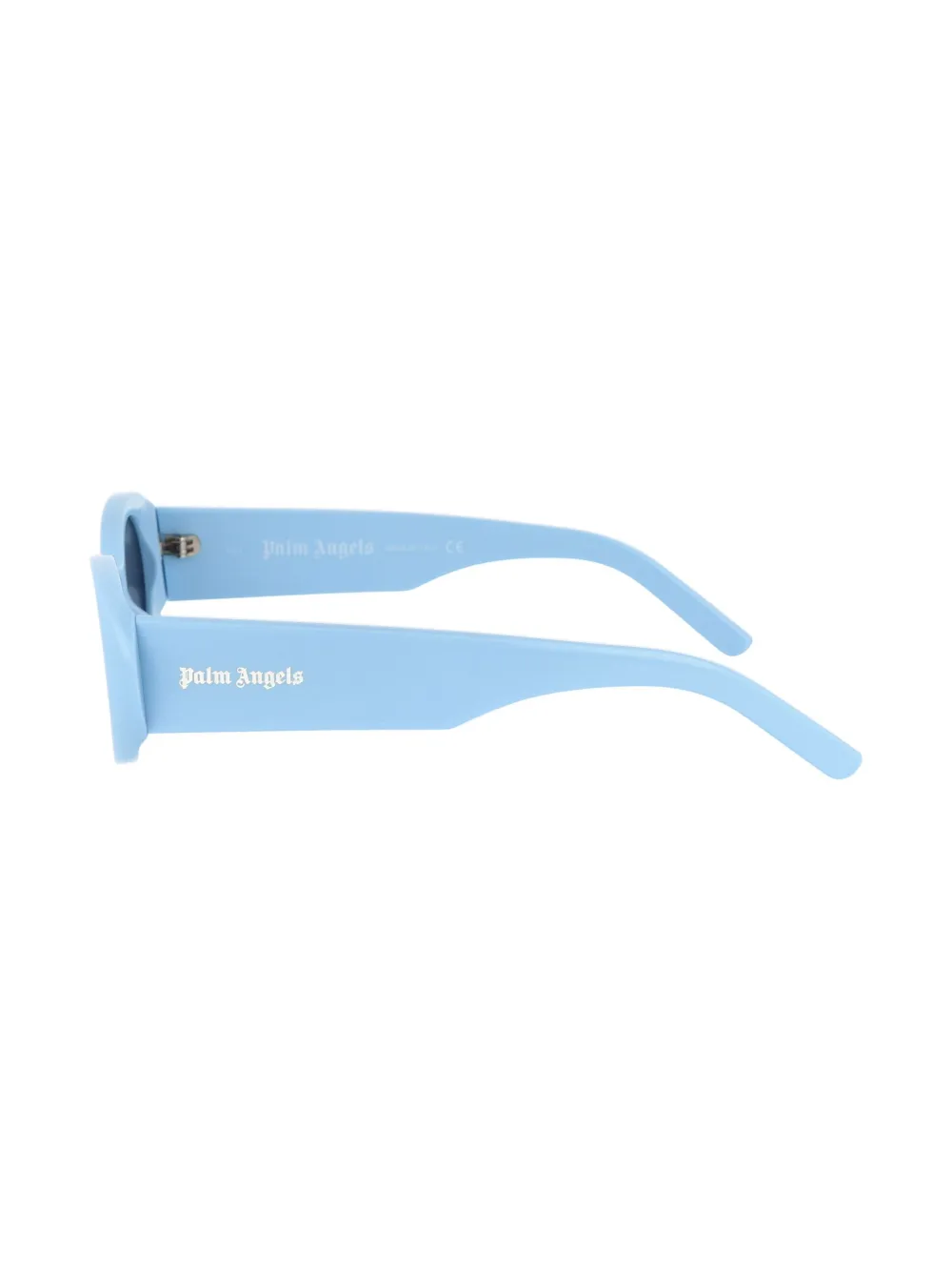  Palm Angels Eyewear Spirit Oval-frame Sunglasses - Blue 