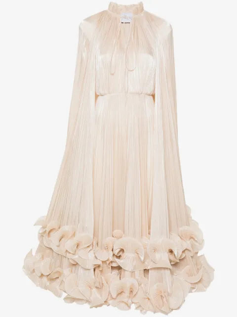 Ana Radu ruffle-detail maxi dress
